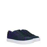 Burberry Green Fabric Sneakers